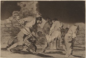 Woedende dwaasheid door Francisco de Goya